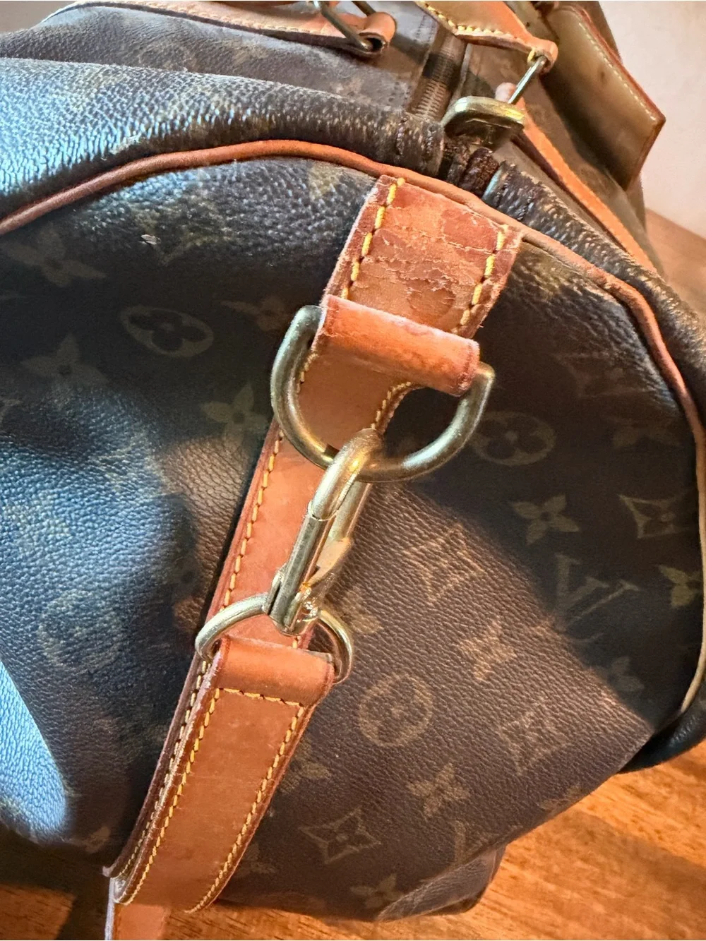 Louis Vuitton Monogram Canvas Duffel with Vachetta Leather Trim | 55